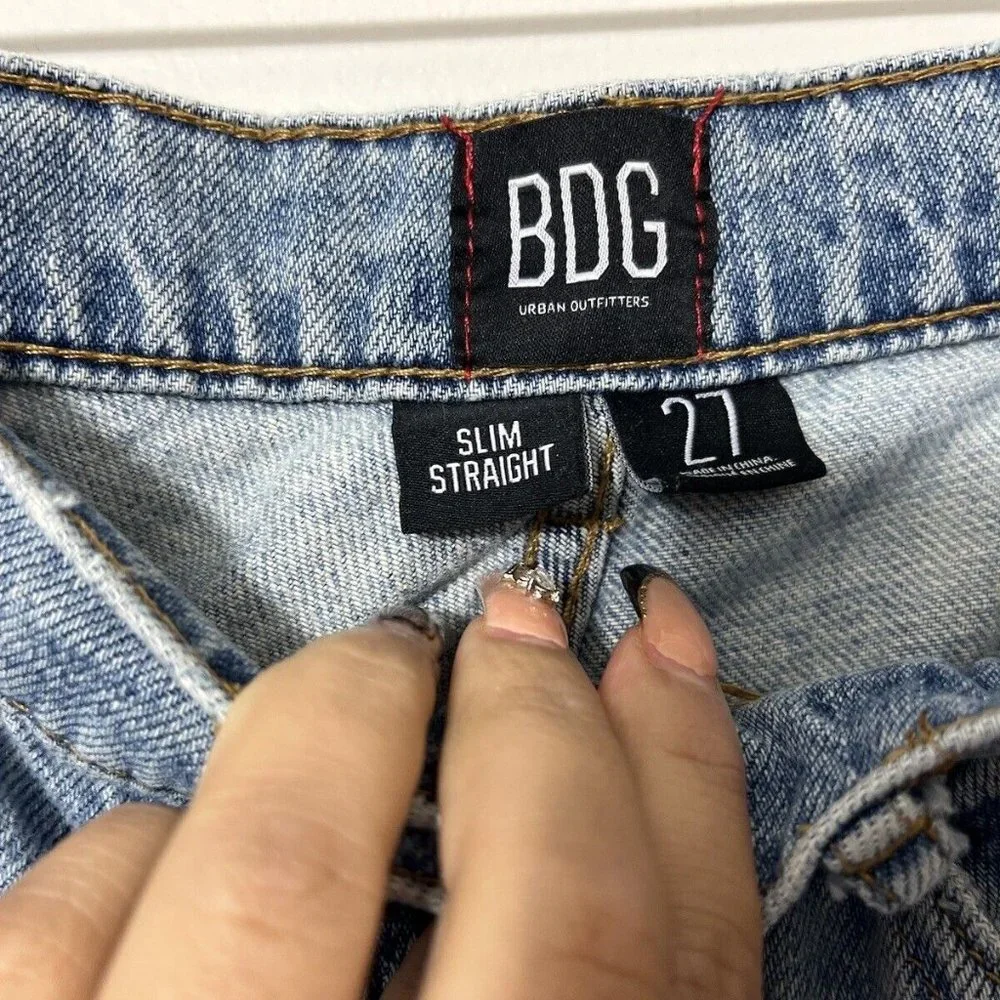 BDG Jeans Womens Slim Straight Blue Size 27 EUC